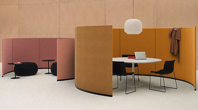 Arper cubicles are an elegant throwback to the golden age of cubicles