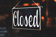 Banners and Alerts and Selective Focus Photography of Closed Signage Free Stock Photo
