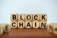 Close up word blockchain on wooden block 2021 08 30 12 32 43 utc