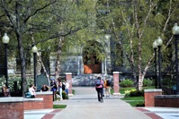 College campus in the spring 27WVKP6  1