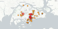 Coronavirus Map shows spread in Singapore worst hit outside China Business Insider