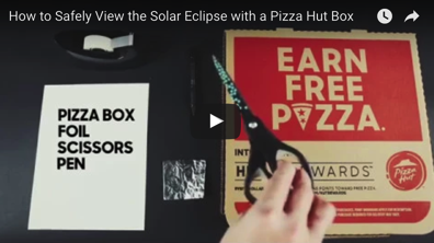 Here s how to use a leftover pizza box to view the upcoming eclipse