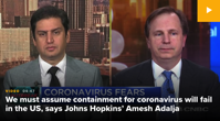Johns Hopkins Dr Amesh Adalja says new coronavirus is here to stay