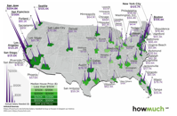 Mapped The Salary Needed to Buy a Home in 50 U S Metro Areas