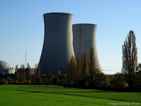 Nuclear cooling towers.