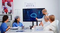 Nurse testing new innovation for brain scanning 2021 08 30 03 47 26 utc