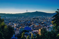 Barcelona Spain City Urban Cityscape Buildings