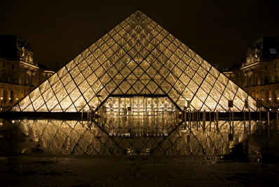 culture - Louvre Glass Pyramid Paris Pyramid France