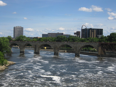 Minneapolis Bridge Minnesota River Mississippi