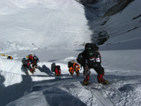 Mount Everest Mountains Winter Snow Ice Face