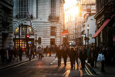 Urban People Crowd Citizens Persons City