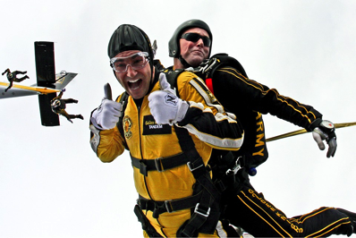 skydiving