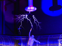 Flash Tesla Coil Experiment High Voltage