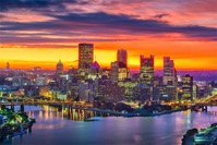 Pittsburgh pennsylvania usa city skyline Y8LCTHU