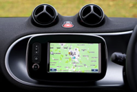 GPS on car dashboard