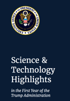 Science and Technology Highlights Report from the 1st Year of the Trump Administration pdf