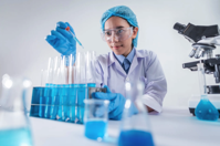 Scientist Working in Laboratory Free Stock Photo