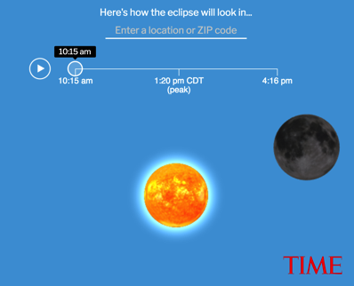 Solar Eclipse Map See How the Eclipse Will Look Near You Time com