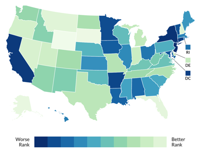 State Business Tax Climate Index Tax Foundation