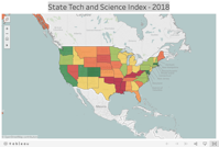 State Technology and Science Index Map