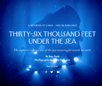 Thirty six Thousand Feet Under the Sea The New Yorker