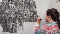 This artist does the most detailed pen drawings you ve ever seen