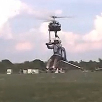 This personal helicopter is the motorcycle of the sky