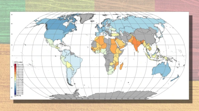 This world map rates food sustainability country by country