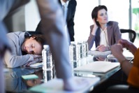 Woman sleeping during a business meeting 2022 03 08 01 34 47 utc