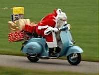 Santa Scooter