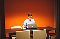 Tyler Roye, chief executive of eGIfter, in his Huntington office on March 9, 2015. (Credit: Newsday / Thomas A. Ferrara)